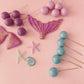 Mermaid Under the Sea Cake Topper Decorations Set - 26 Pieces