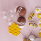 Honey Bee Cake Topper Decoration Set - 25 Pieces