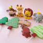 Jungle Safari Animal Cake Topper Decorations - 9 Pieces