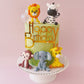 Jungle Animals Cake Topper Decorations - 9 Pieces