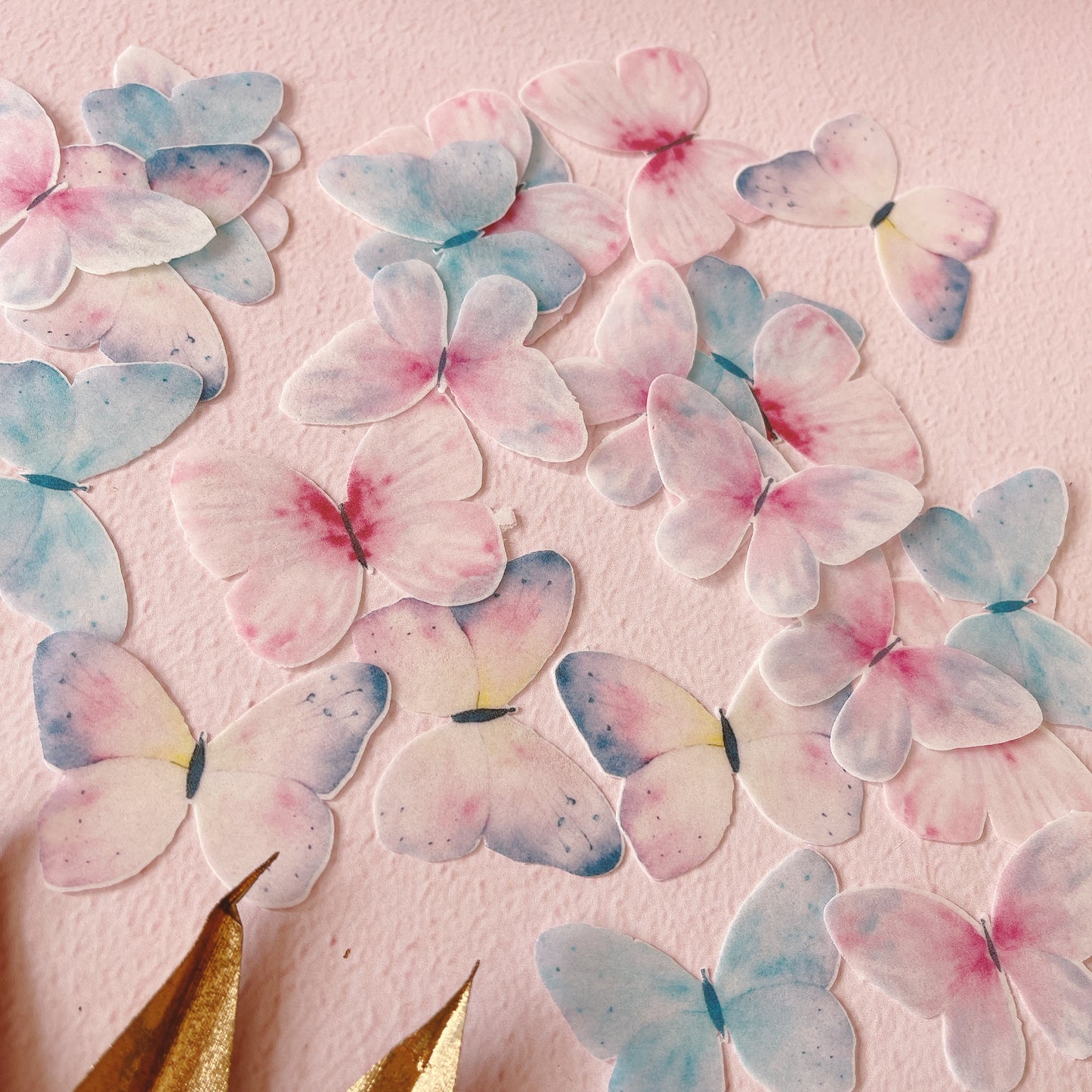 Wafer Paper Butterflies Pastel Heaven - 24 PreCut Edible