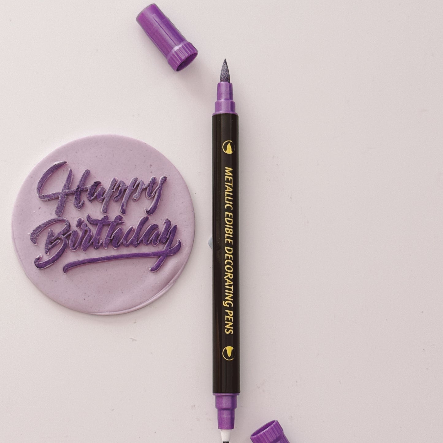 More Metallic Edible Markers Purple