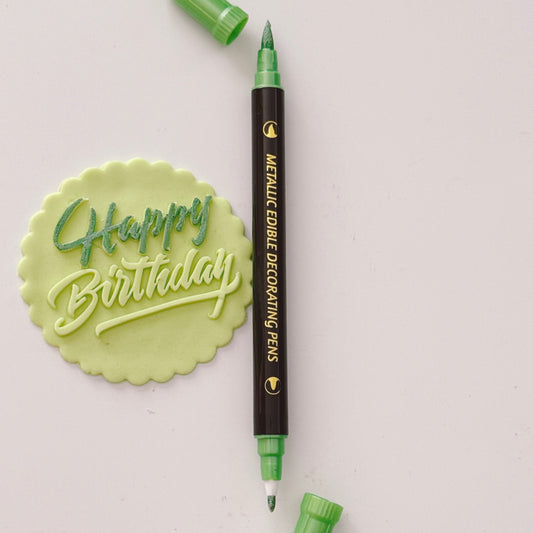 More Metallic Edible Markers Green