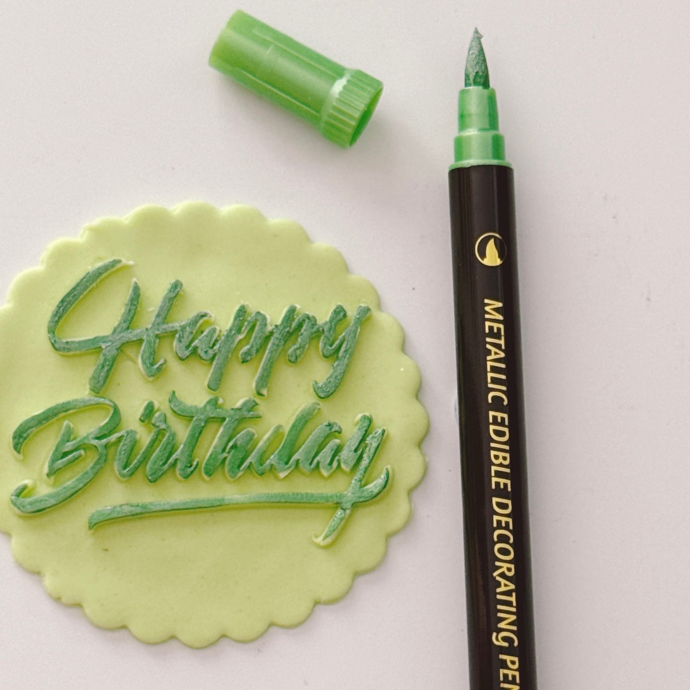 More Metallic Edible Markers Green