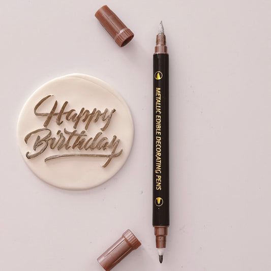 More Metallic Edible Markers Rose Gold