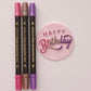 More Metallic Edible Markers Set of 3 - Pink, Purple and Rose Gold