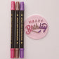 More Metallic Edible Markers Pink