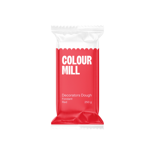 Decorators Dough - Red Pink - ColourMill Fondant - 250 grams
