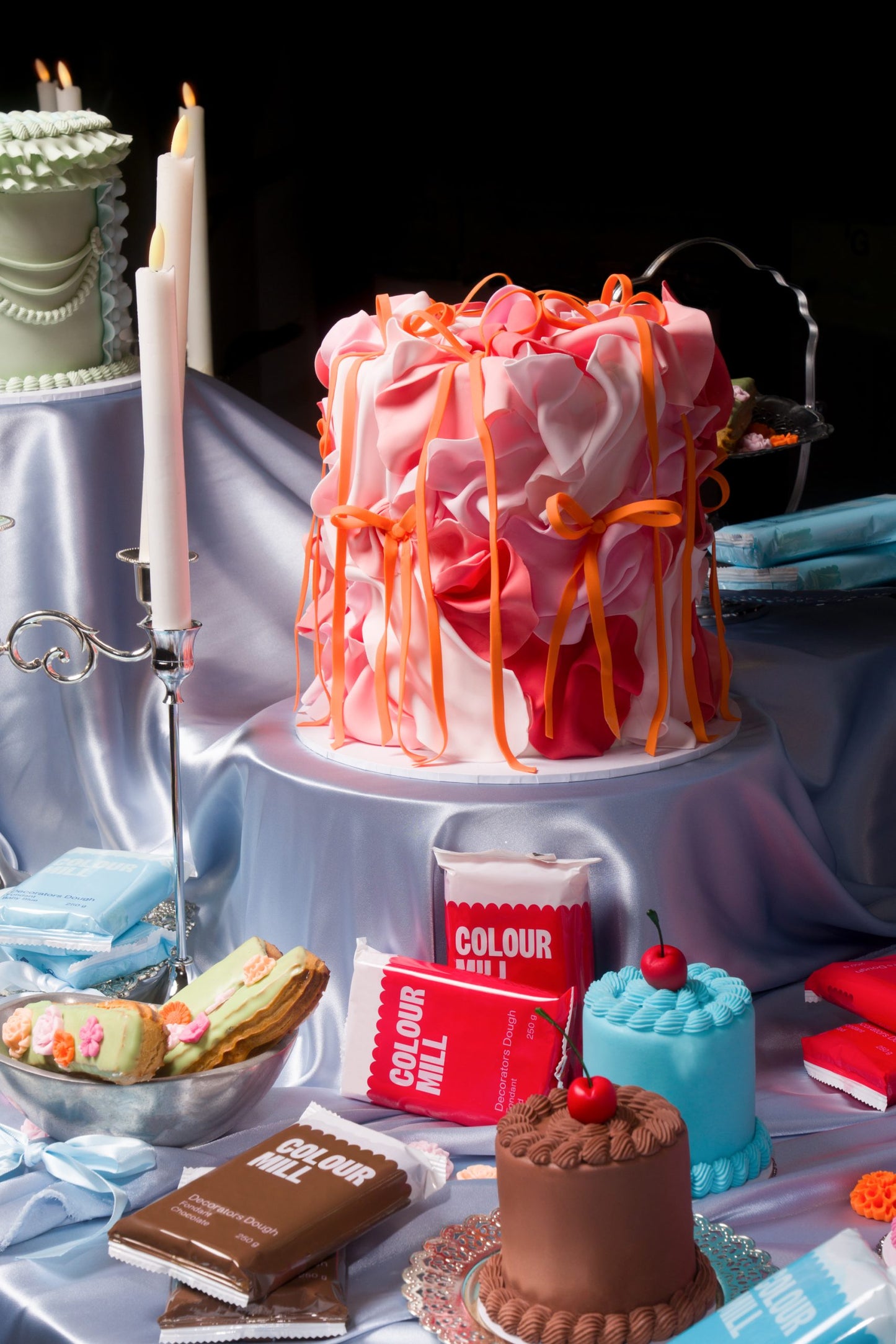 Decorators Dough - Red Pink - ColourMill Fondant - 250 grams