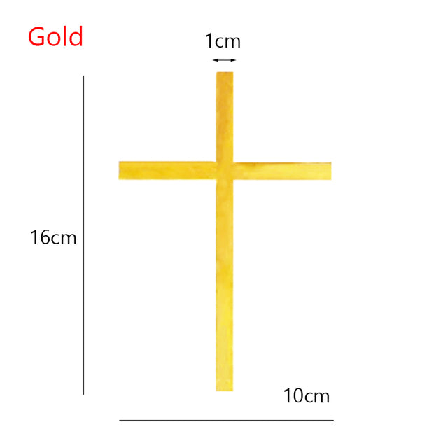 Large Acrylic Cross Fropper - Various Colours