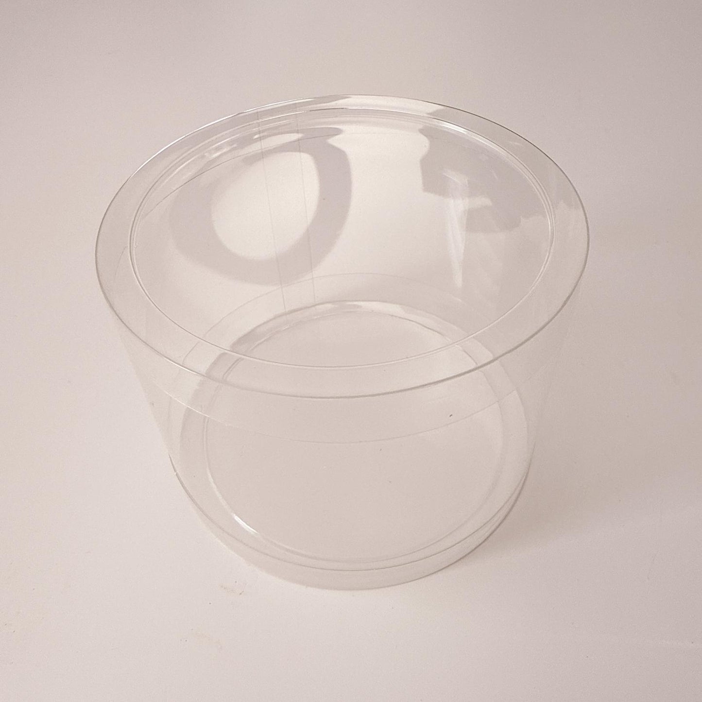 Clear Plastic Cylinder Tube with Lid 7cm x 8.5cm Box units