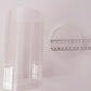 Clear Plastic Cylinder Tube with Lid 19cm x 9cm Box of 25 units