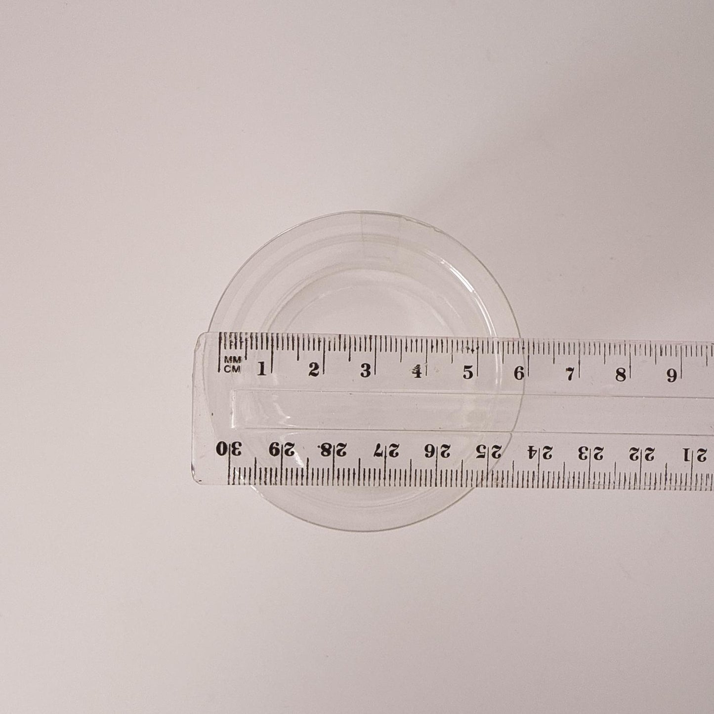 Clear Plastic Cylinder Tube with Lid 6cm x 6cm Box of 50 units