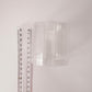 Clear Plastic Cylinder Tube with Lid 6cm x 6cm Box of 50 units