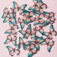 Mini Edible Wafer Paper Butterflies Rosies - Pack of 36 - 2.5cm wide