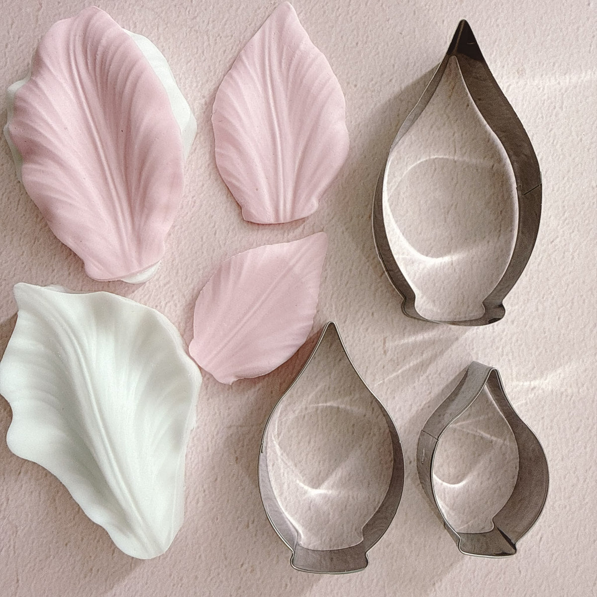 More Veiners Calla Tulip Lily Veiner and Cutter Set - 5 Piece Set