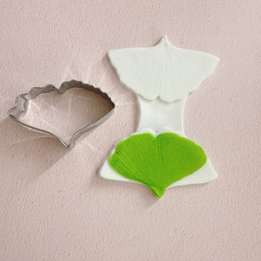 More Veiners Large Ginko Leaf Veiner and Cutter Set - 2 piece set