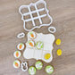 Easter Tic Tac Toe - Naughts and Crosses Cookie Cutter