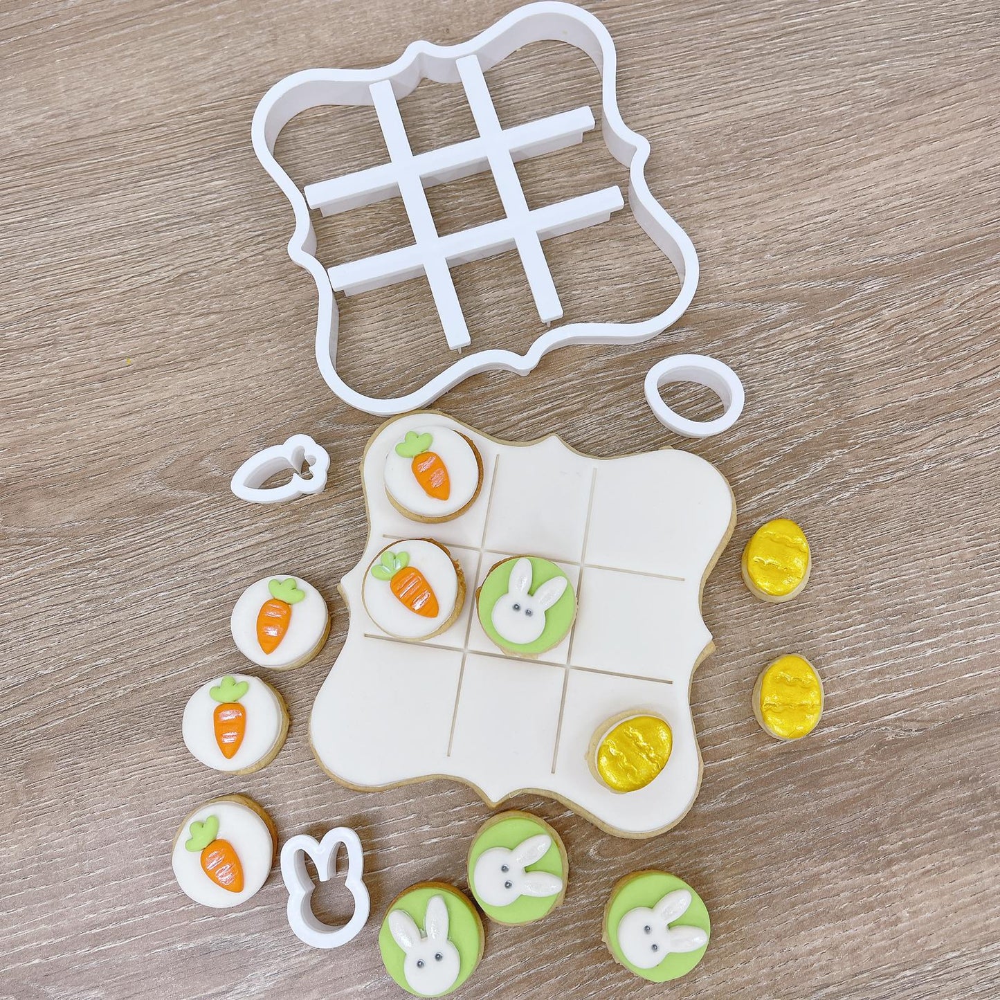 Easter Tic Tac Toe - Naughts and Crosses Cookie Cutter (Copy)