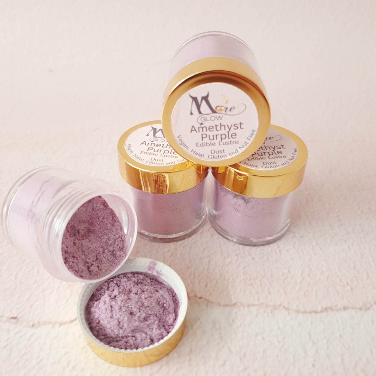 More Glow Amethyst Purple Edible Lustre Dust
