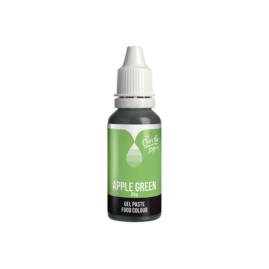 Over the Top Food Gel Colour - Apple Green  25g