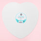 Masonite/MDF Heart Shaped Cake Presentation Boards - White  - 12" 30cm