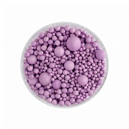 Bling Sprinkles Medley Pastel Lavender Balls 65 Grams OTT