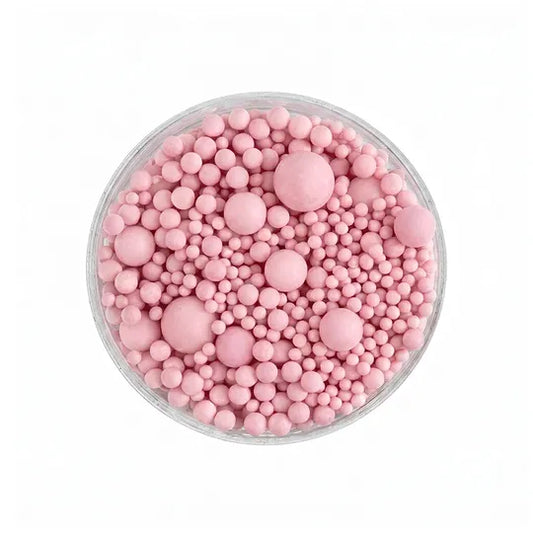Bling Sprinkles Medley Pastel Pink Balls 65 Grams OTT