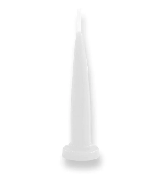 White Bullet Candles - Pack of 12