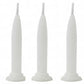 White Bullet Candles - Pack of 12