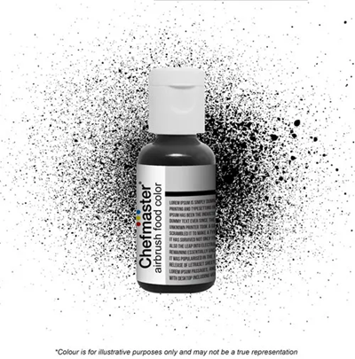 Chefmaster Airbrush Midnight Black Food Colour 18gm