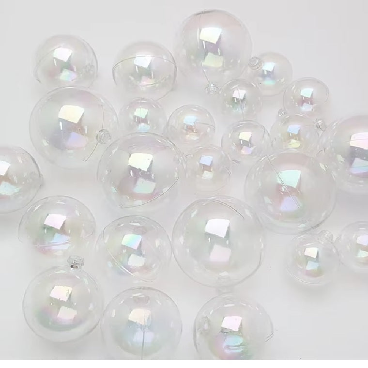 Clear Cake Balls - Set of 12