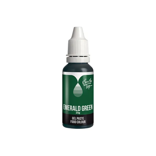 Over the Top Food Gel Colour - Emerald Green 25g