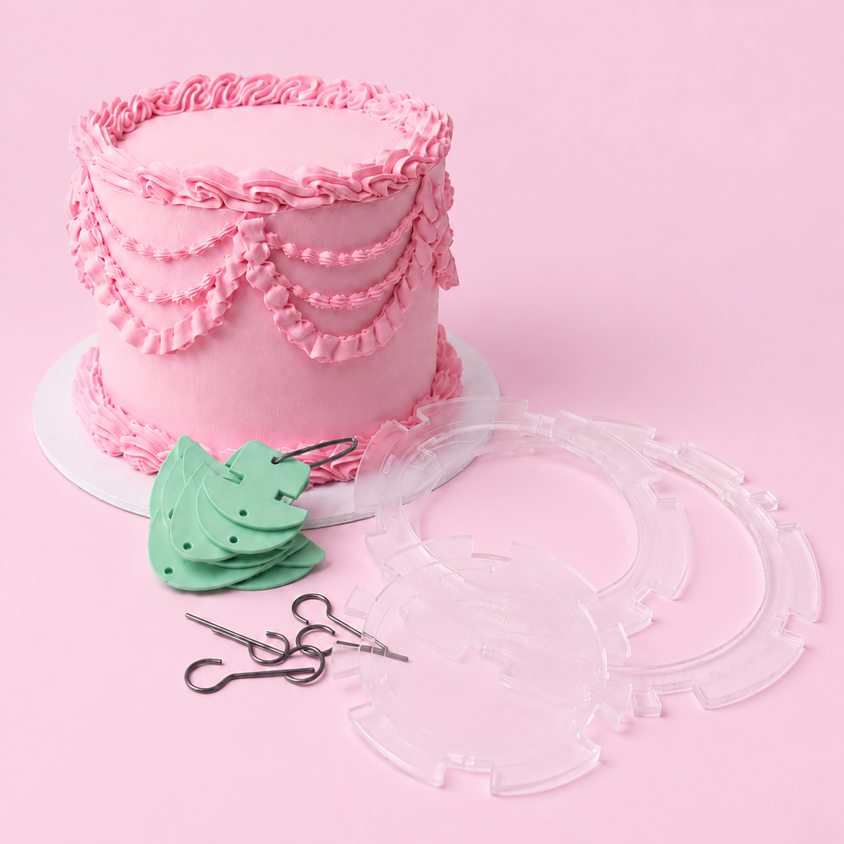 Get Your Swag On - 4", 6" and 8" Set - Cake Swag Templates (SweetP)