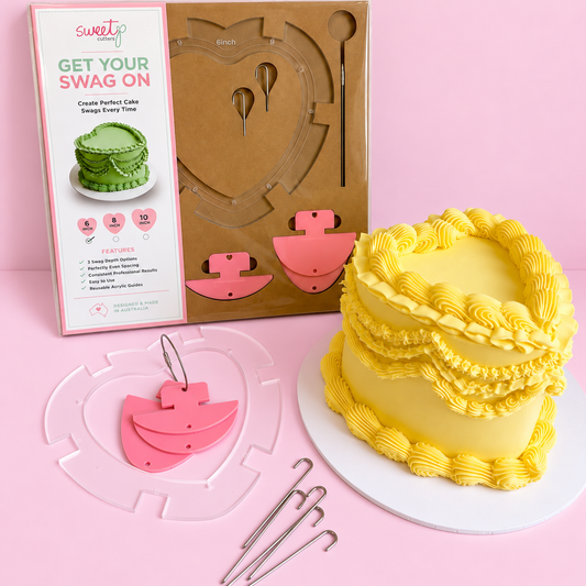 Get Your Swag On - 6" Heart Cake Swag Templates