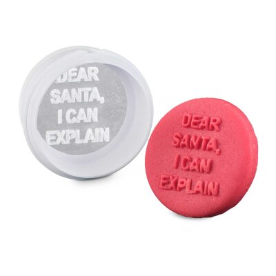 Sweet Sticks Dear Santa, I Can Explain Mini Message Stampers