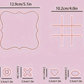 Valentines Tic Tac Toe - Naughts and Crosses Cookie Cutter