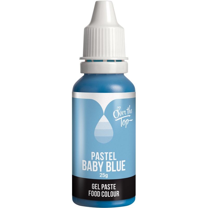 Over the Top Food Gel Colour - Pastel Baby Blue 25g