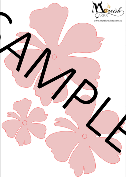 Moreish Peony Template for Cameo 12 Page File