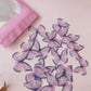 Edible Wafer Paper Butterflies Rebecca - Purple Hues - 24 PreCut