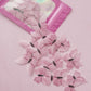 Wafer Paper Butterflies Vintage Pink Pack of 24