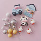 Cute Farm Animal Cake Topper Decorations - 18 Pieces