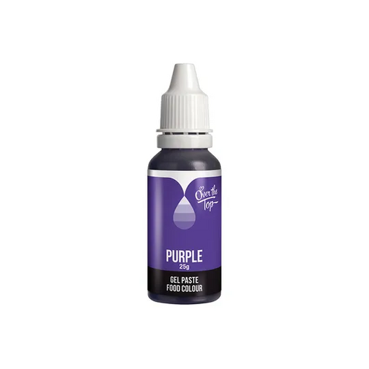 Over the Top Food Gel Colour - Purple 25g