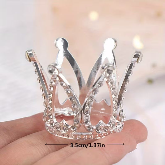 Mini Princess Crown Topper 3.5cm width