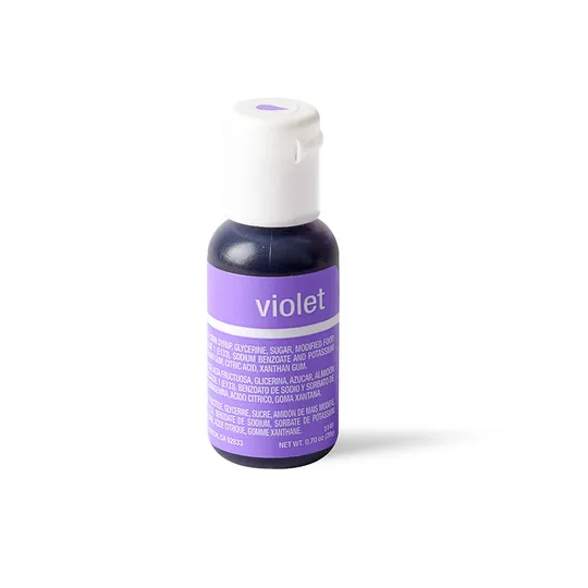 Chefmaster Violet Food Gel 20ml For Whitening Buttercream