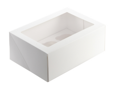 Mondo Regular Cupcake Boxes - Various sizes – 4 inch high