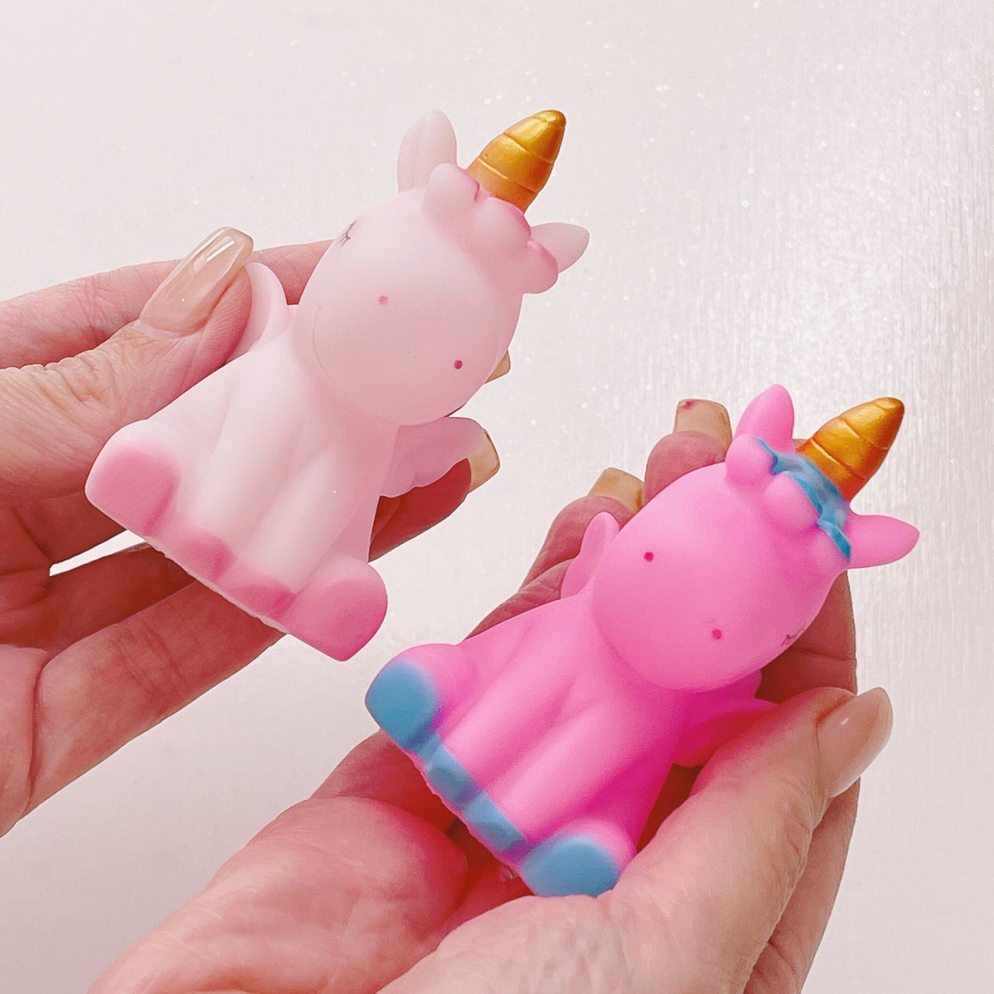 Pack of 2 Rubber Unicorn Cake Toppers