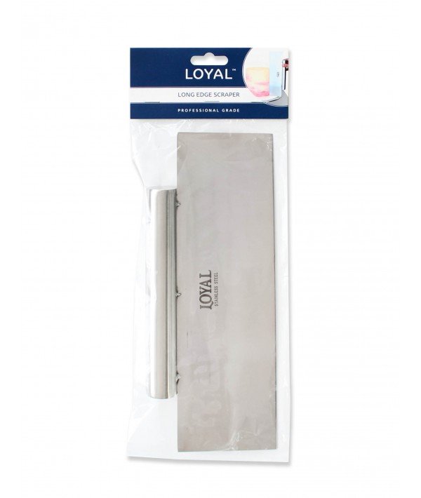 LOYAL Tall Long Edge Metal Scraper - with a handle!!!