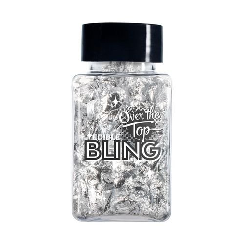 Bling Silver Leaf Flakes 2 grams