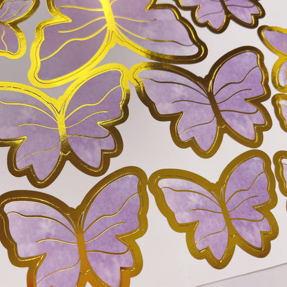 Card Stock Butterflies - Various Options - Set of 10